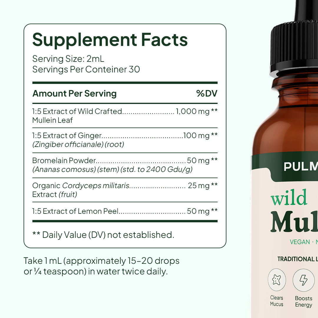 Pulmoria Wellness Mullein Drops